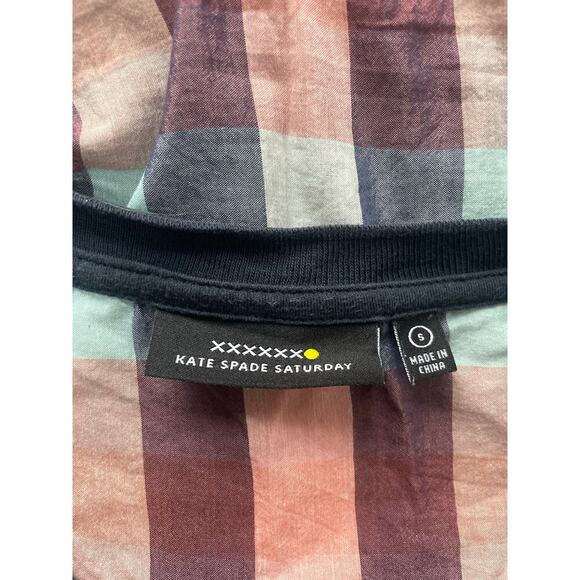 Kate Spade Saturday Ruffle back Tshirt size small. - Picture 3 of 3